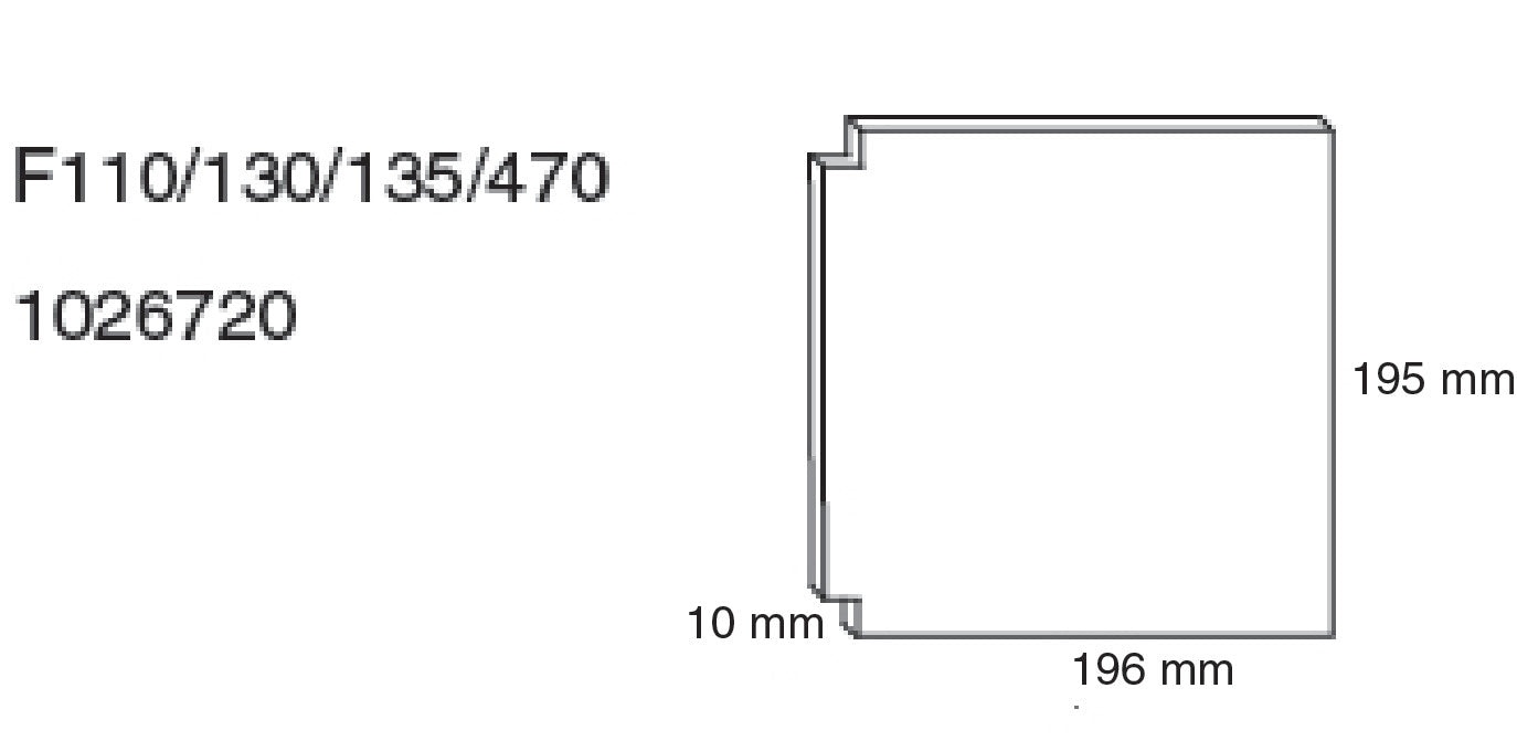 Nibe Fighter 110 / 130 / 135 / 470 Standardfilter