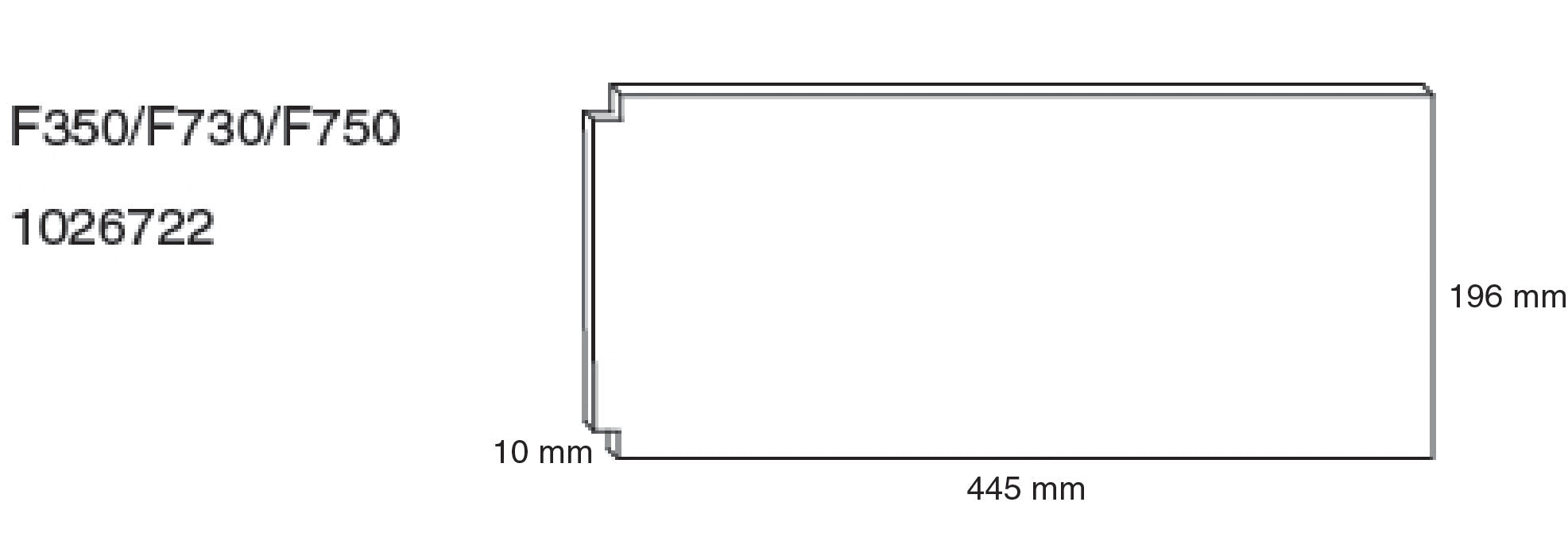 Nibe Fighter 370 / 730 / 750 Standardfilter